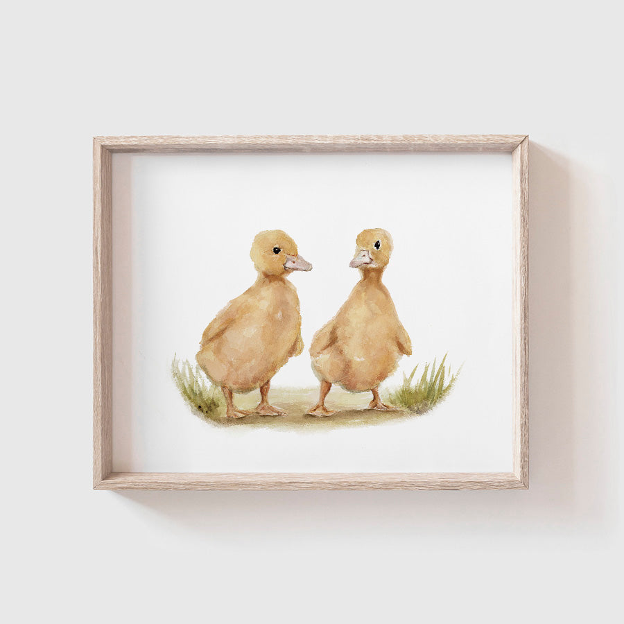 Ducklings Art Print