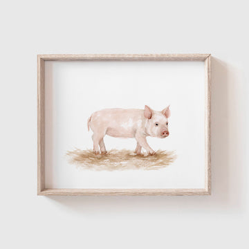 Farm Pig Art Print