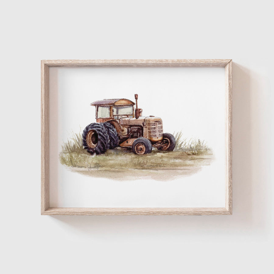 Tractor Art Print