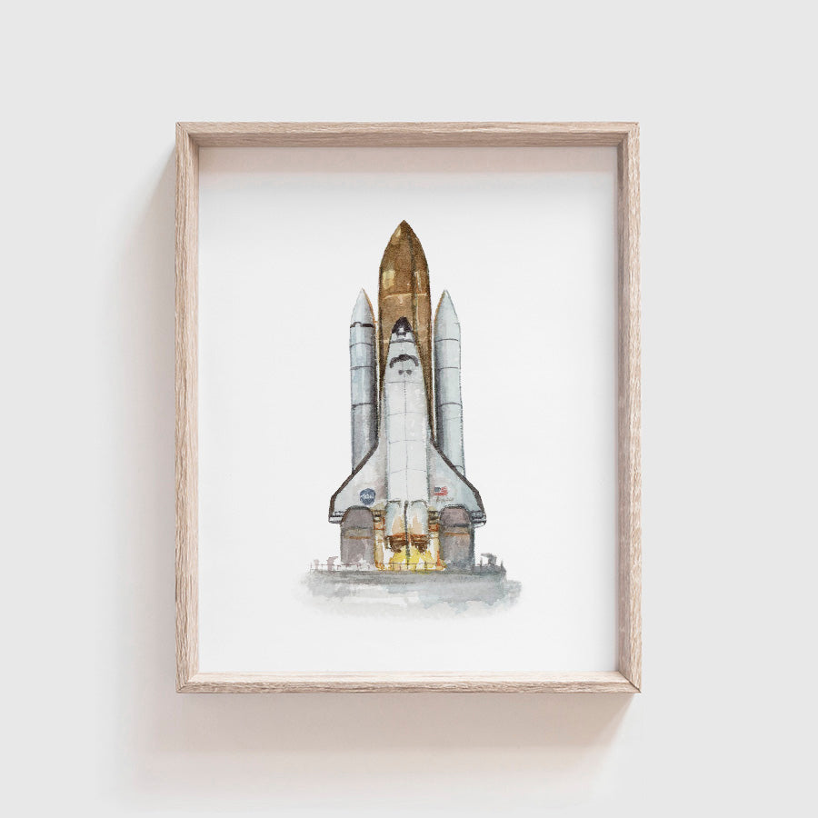 Rocketship Art Print