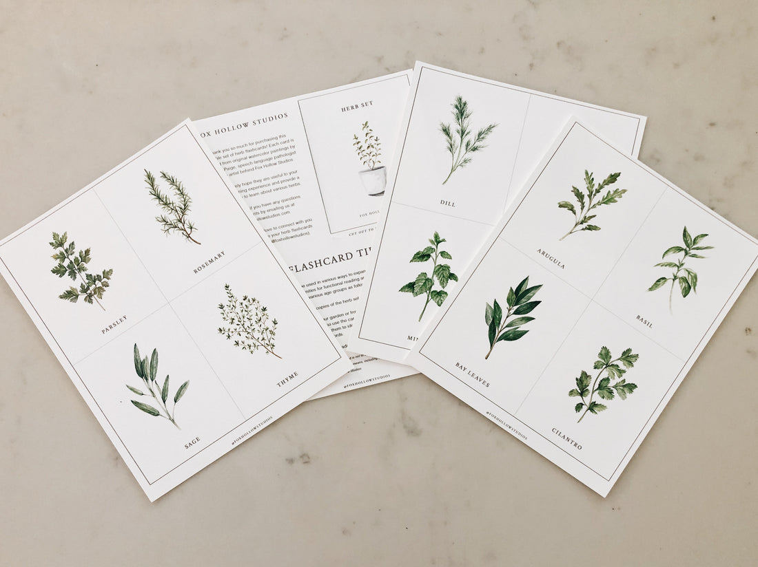 Herb Card Set (Digital Downloads)