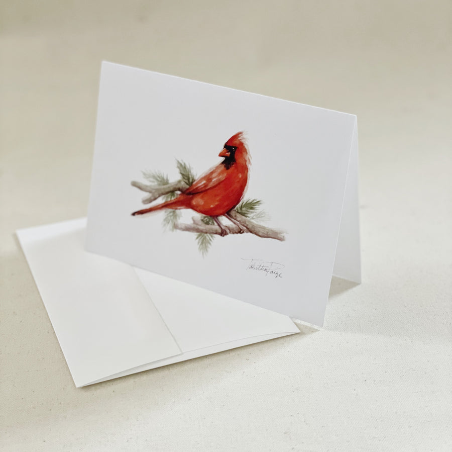 Frameable Cardinal Greeting Card