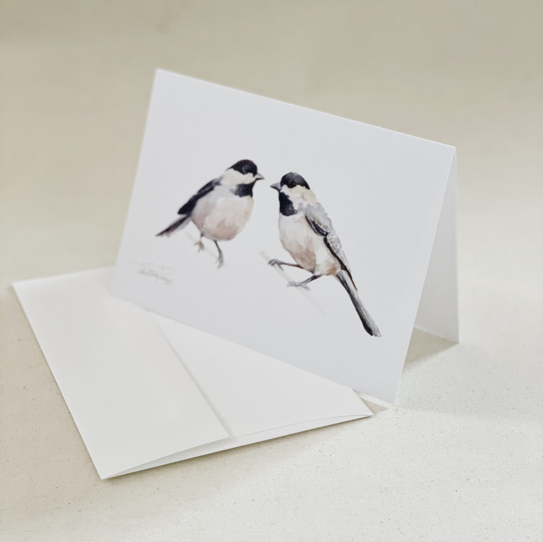 Frameable Chickadee Greeting Card