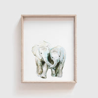 Elephants No. 1 Art Print