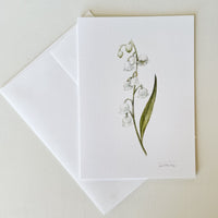 Frameable Lily of the Valley Greeting Card