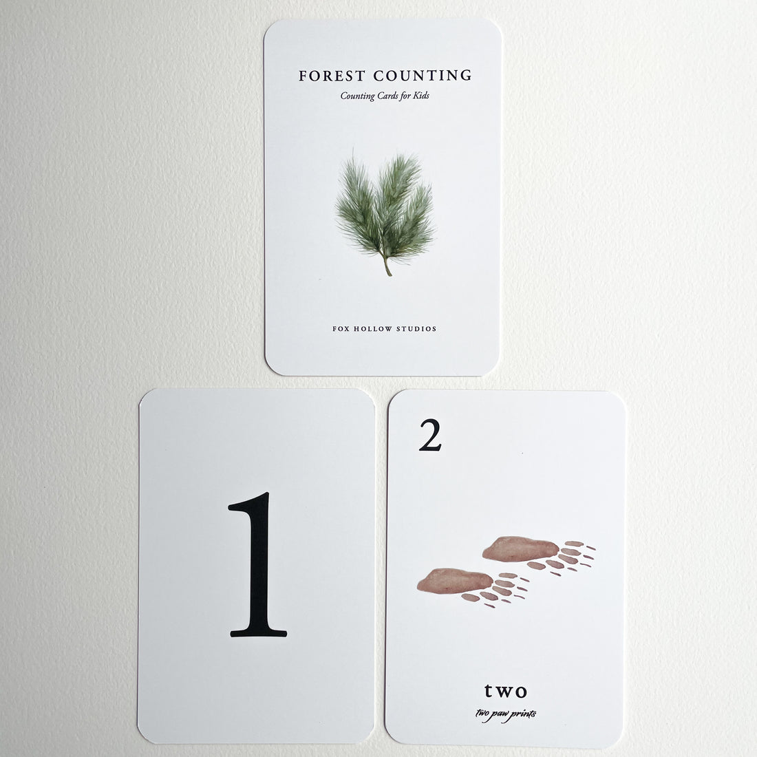 Forest Counting Cards