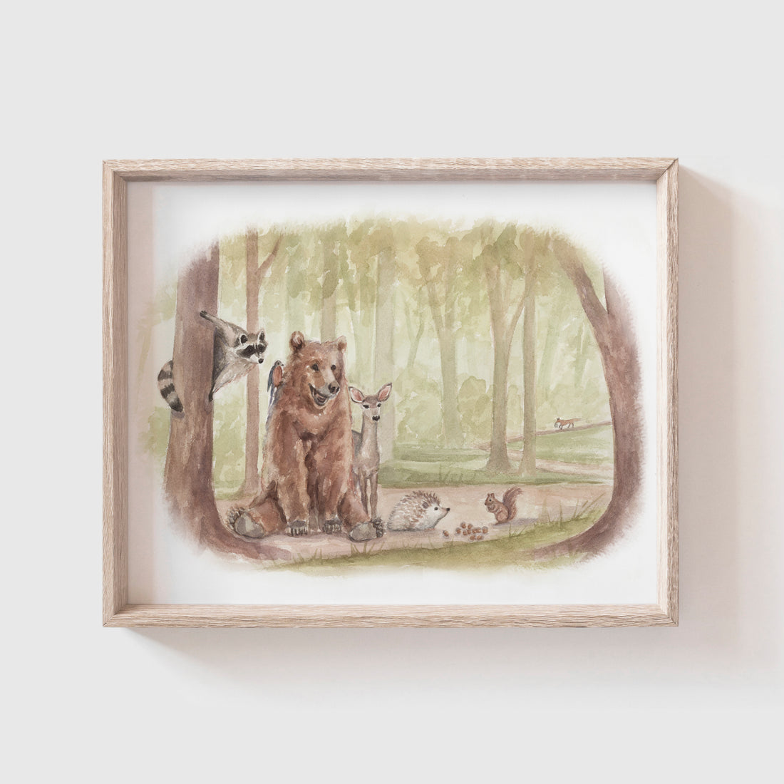 'Forest Animals Celebrate' Art Print (Our Little Adventures)