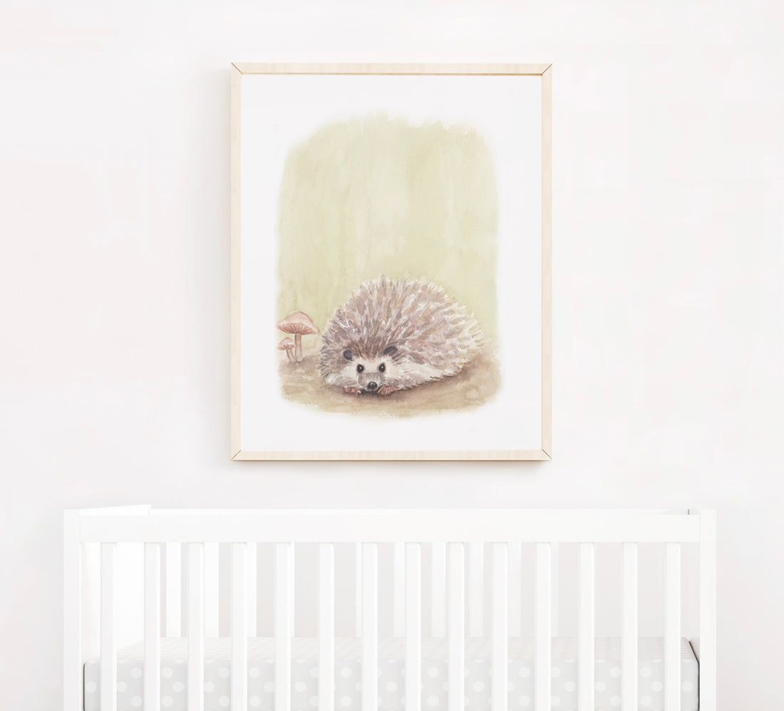 Hedgehog Art Print (Our Little Adventures)