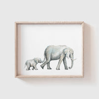 Elephants No. 2 Art Print