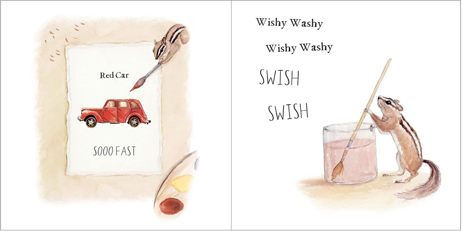 Wishy Washy: A Book of First Words & Colors